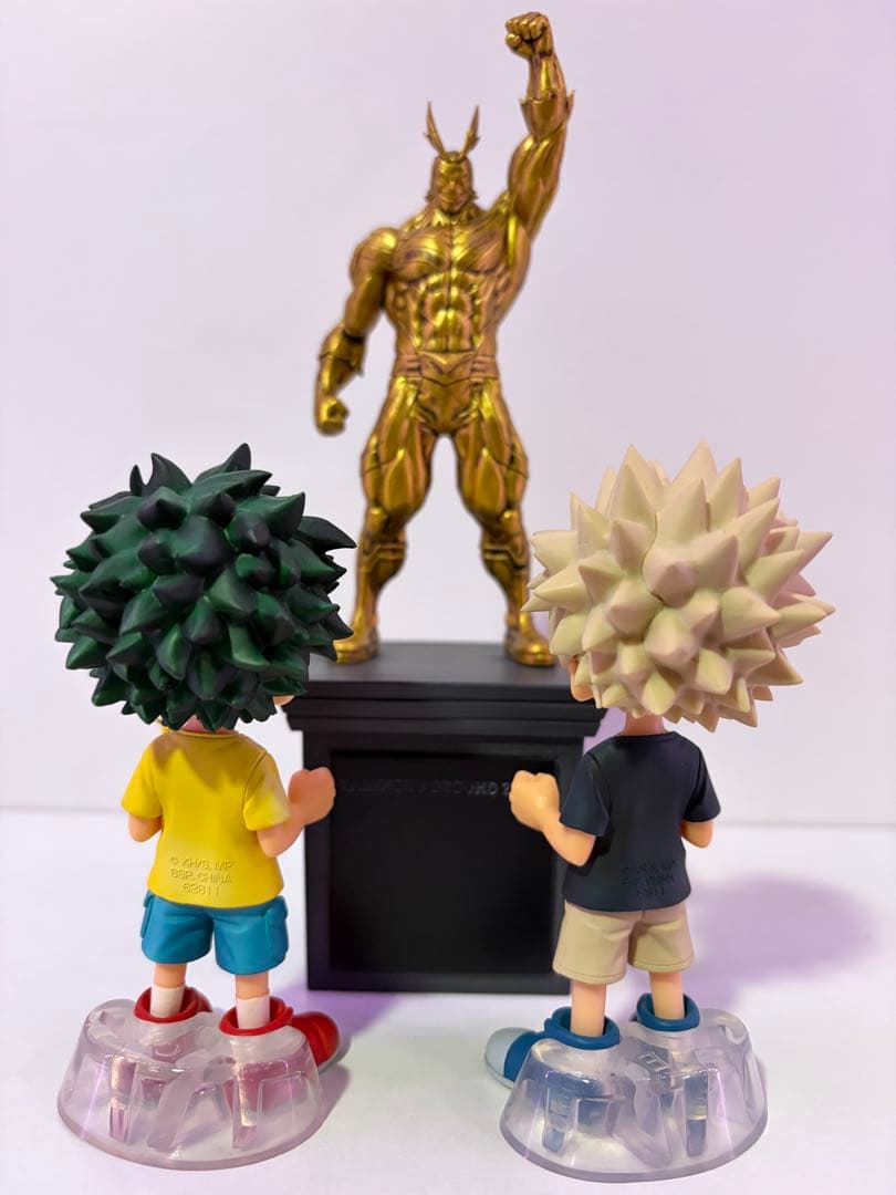 ヒロアカ 一番くじ デク 爆豪 幼少期 銅像オールマイト