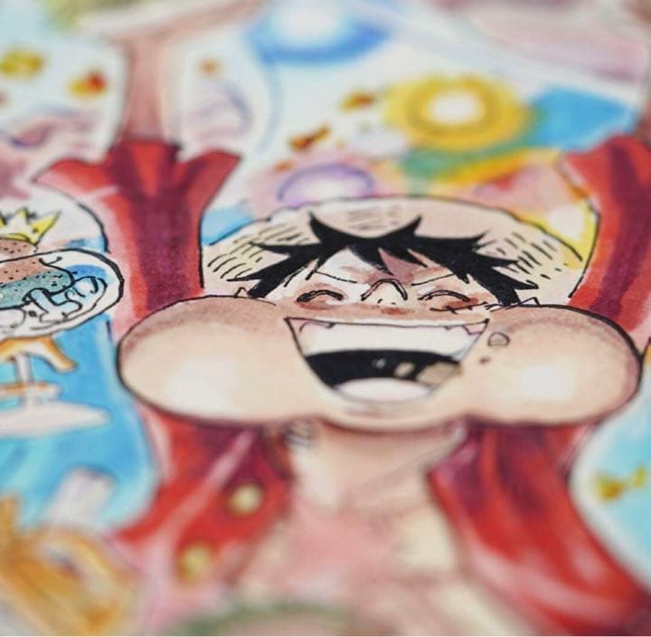 ONE PIECE 世界20部限定　マンガアート　NFT ポスター　複製原画