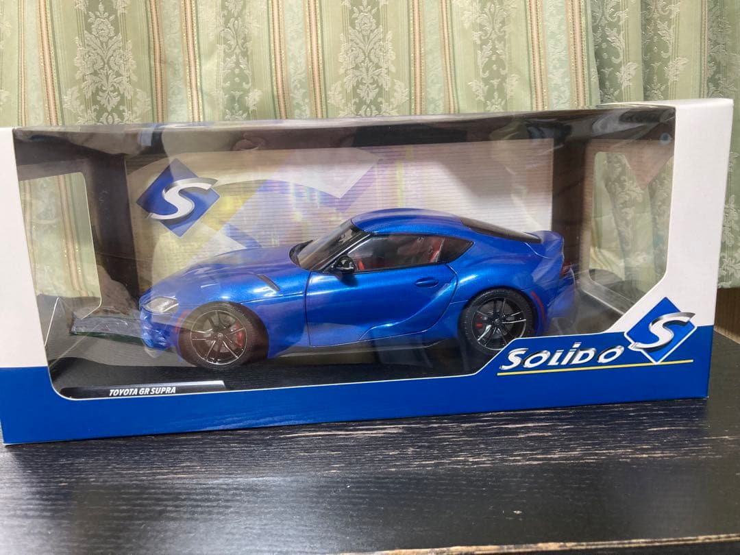 ソリッド SOLIDO 1/18 GRスープラ ブルー