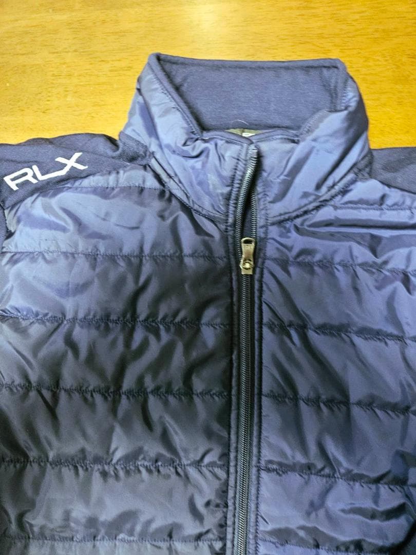 送料無料/超美品　RLX ネイビー キルティングジャケット（M)