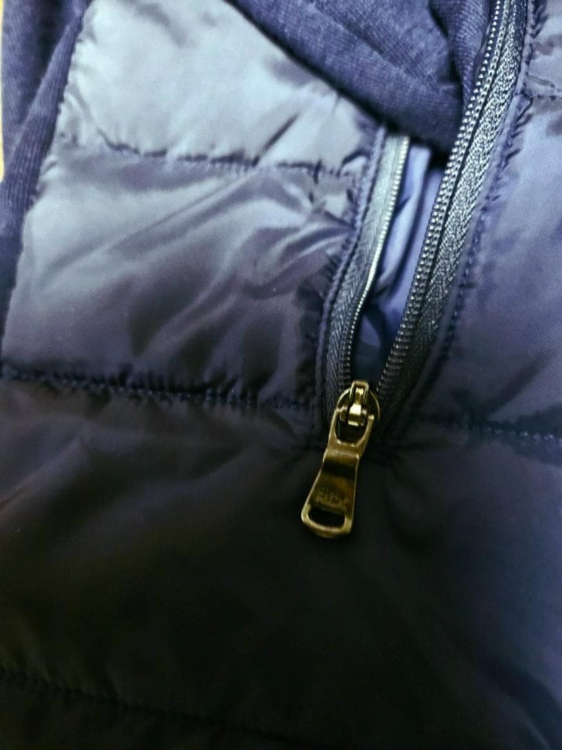 送料無料/超美品　RLX ネイビー キルティングジャケット（M)