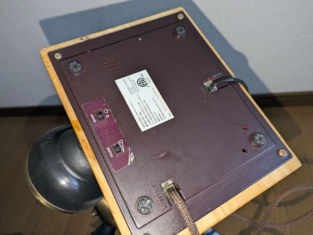 ダイヤル風プッシュ式固定電話