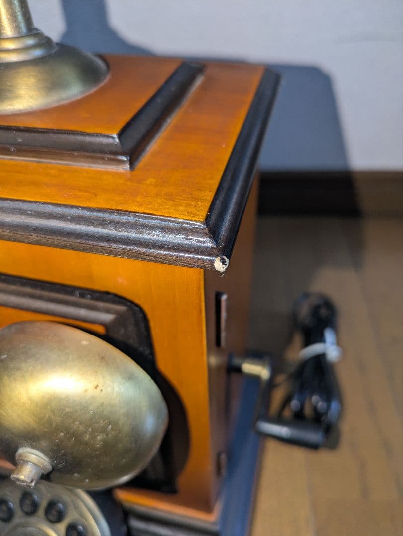 ダイヤル風プッシュ式固定電話