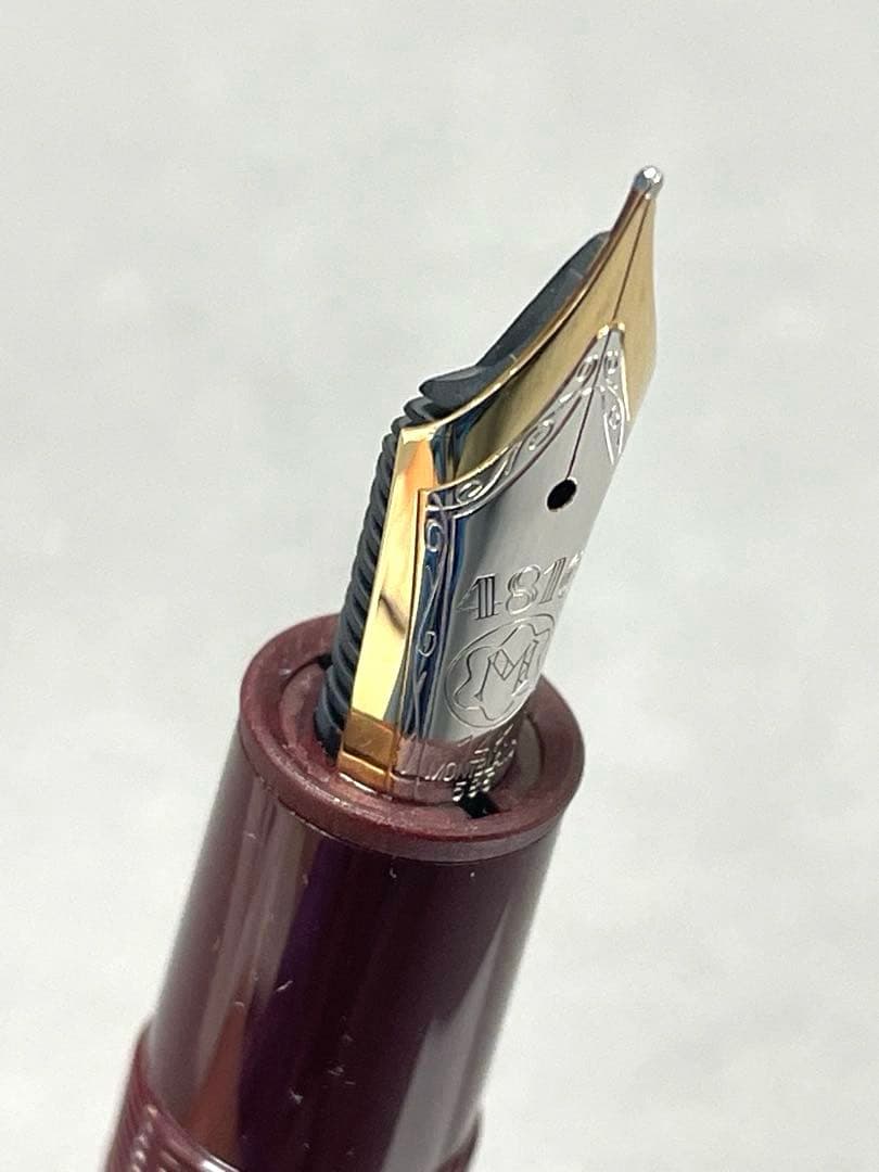 モンブラン マイスターシュテュック 146 万年筆 ボルドー F