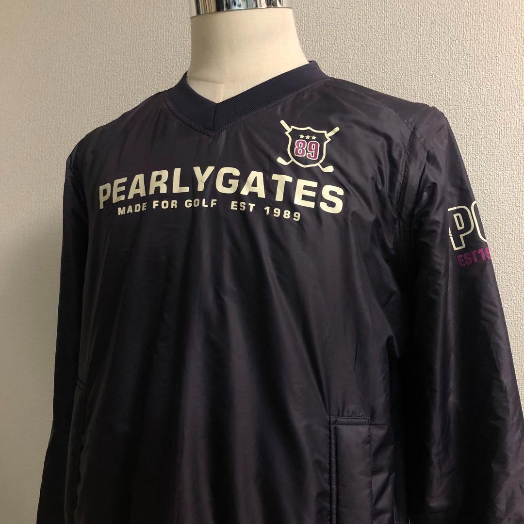 パーリーゲイツ★リバーシブル 中綿 2way ジャケット パープル サイズ5