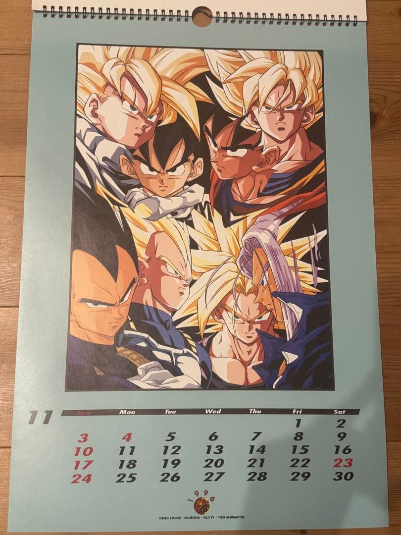 1996 ドラゴンボールZカレンダー