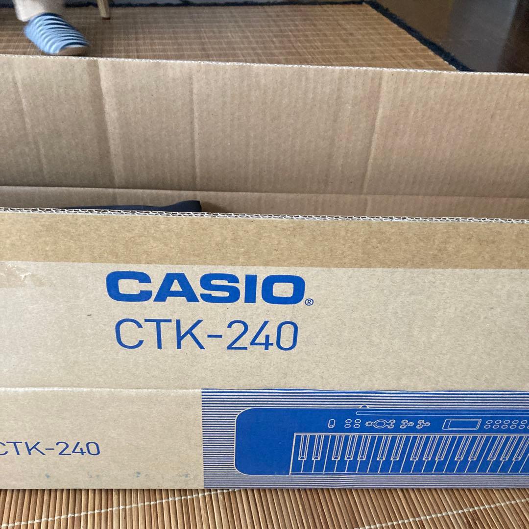 CASIO CTK-240 電子キーボード 49鍵盤　ブラック