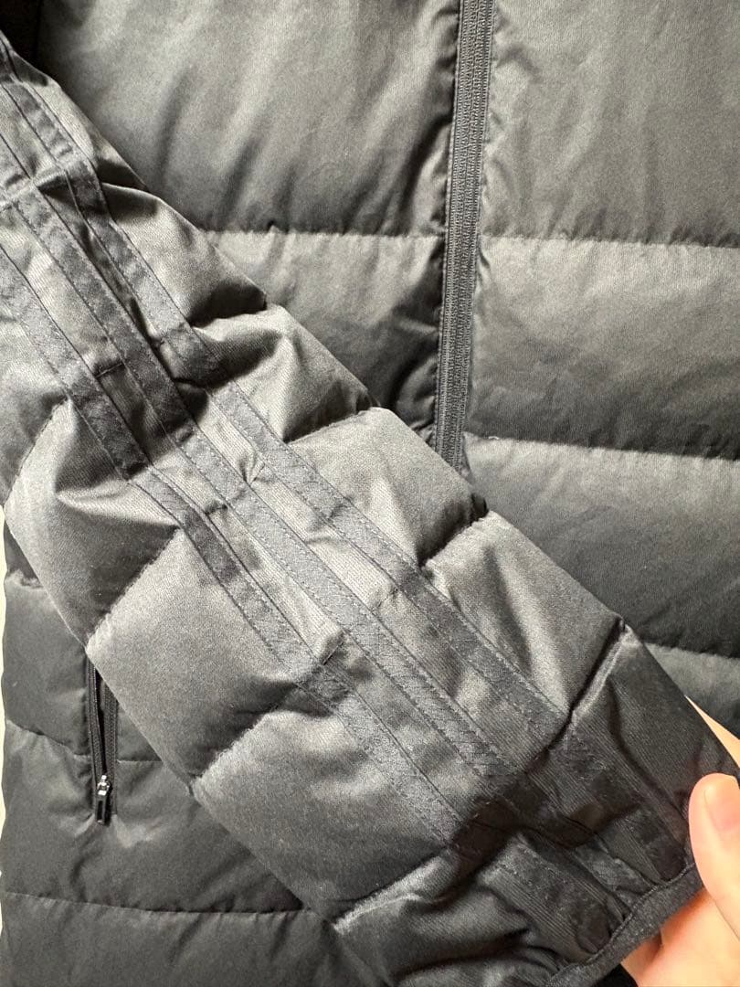 adidas ブラック ベンチコート Mサイズ