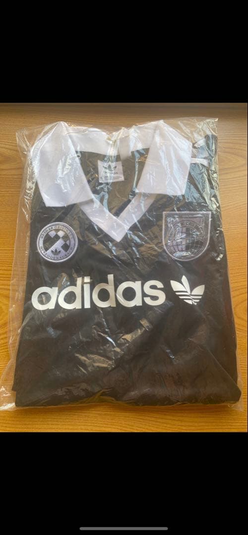 adidas フットボール 長袖シャツ L-XL ゲームシャツ 柴田ひかり