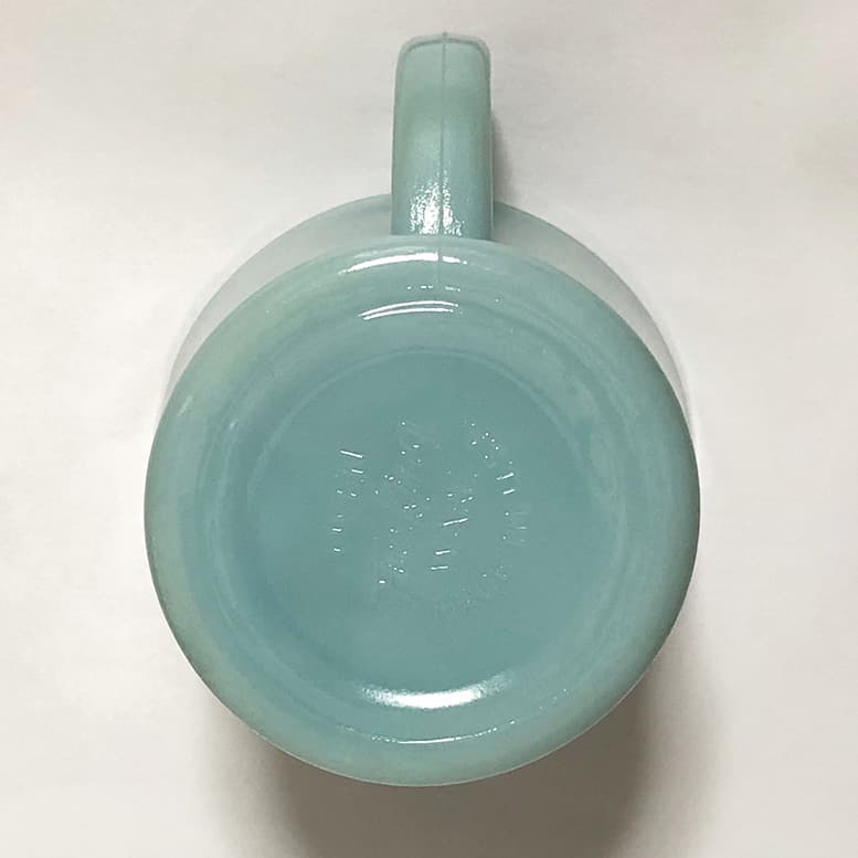 fire king D ハンドル マグ ターコイズブルー １点　＃003