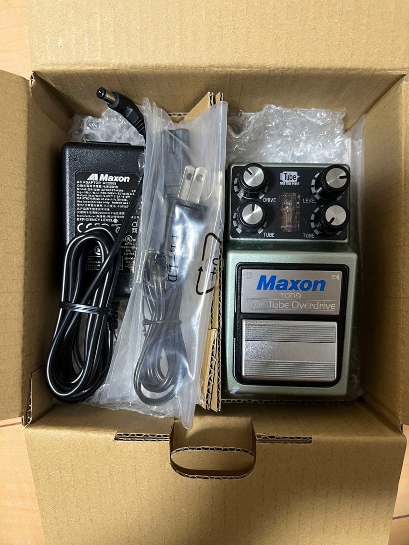 Maxon tod9 true tube overdrive ギターエフェクター