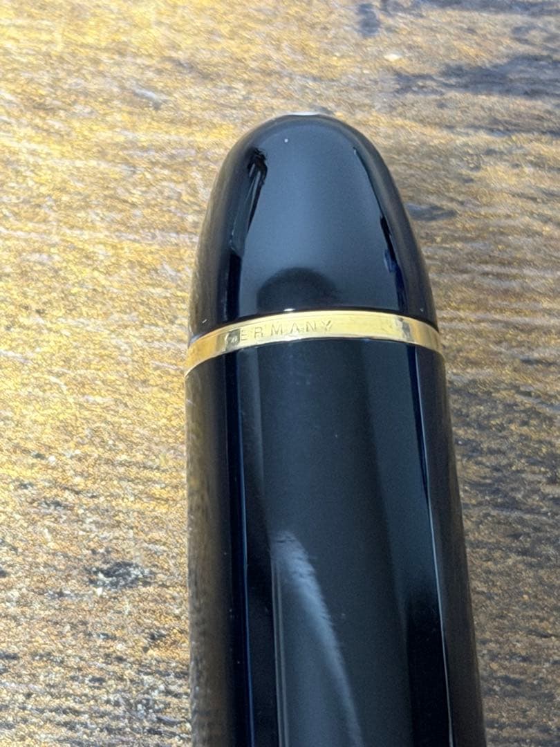 筆記確認&洗浄済　1970年代　モンブラン　149 万年筆　中白　インク窓　中字