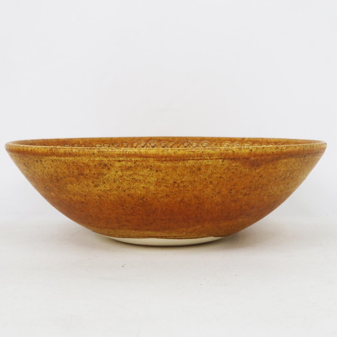 大樋 年郎 十代長左衛門 大樋釉 うさぎ文 鉢　菓子鉢 共箱