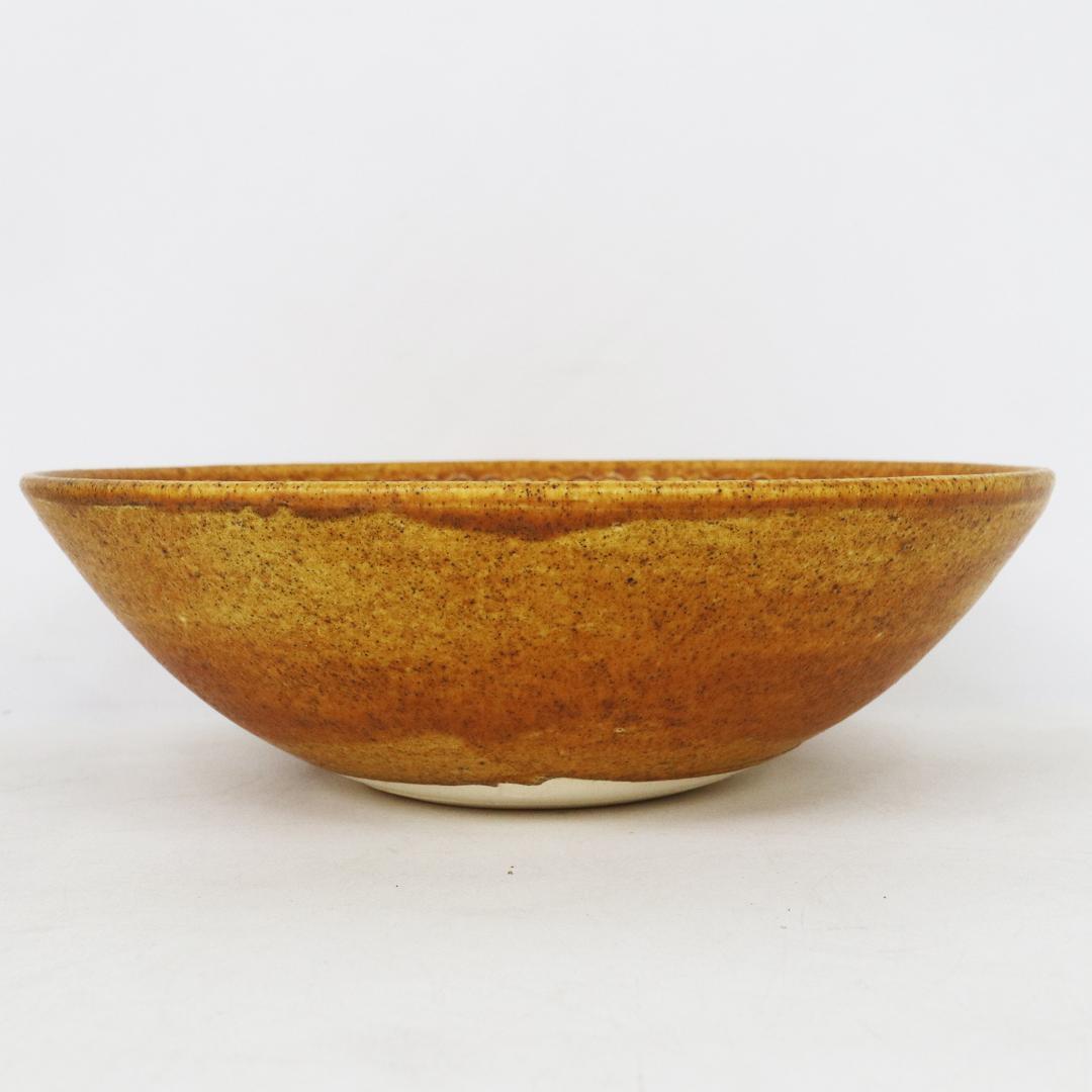 大樋 年郎 十代長左衛門 大樋釉 うさぎ文 鉢　菓子鉢 共箱