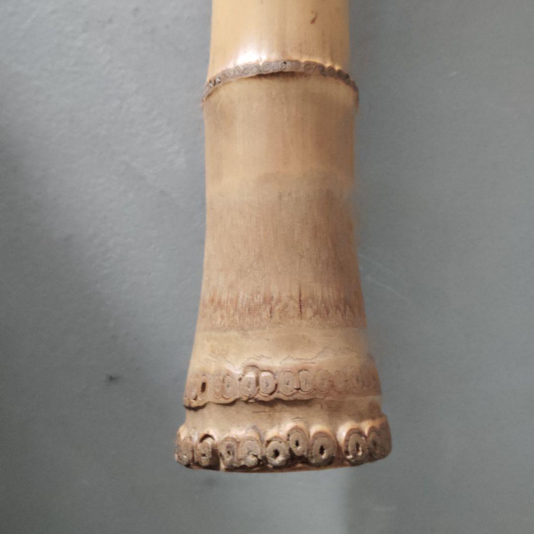 無銘　尺八　竹製中継無　一尺六寸官　48.5cm