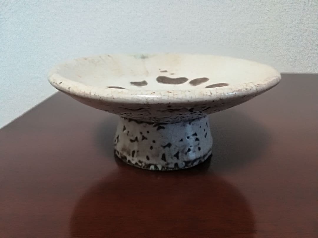 ⭐朝鮮古陶磁 李朝時代初期〜中期 白磁 祭器 台鉢 古美術品 希少 骨董品