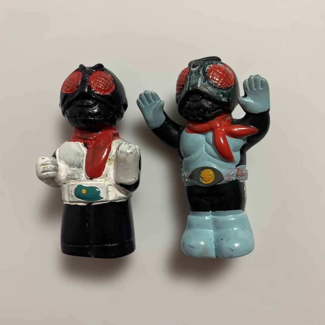 仮面ライダー指人形/ソフビ　10体　昭和　当時もの　東映