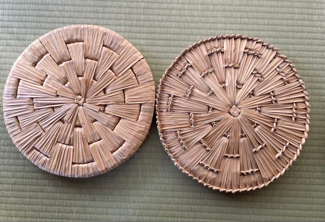 茶道具　円座　5客組　天然素材