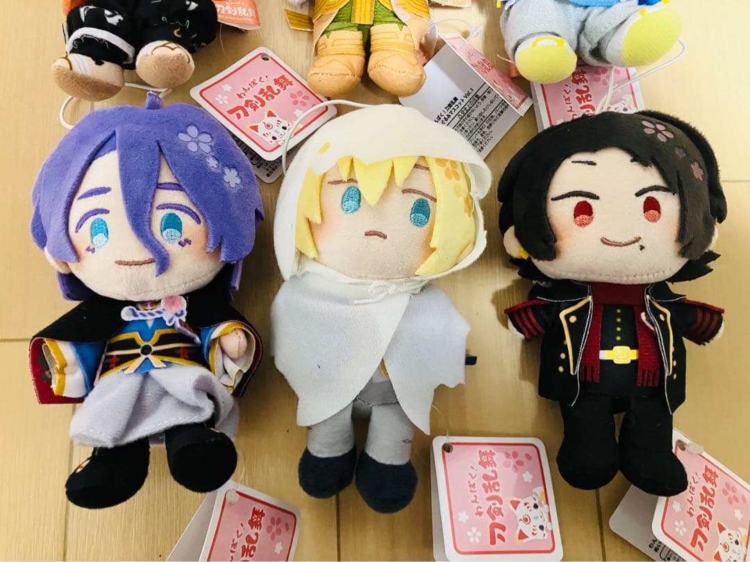 わんぱく 刀剣乱舞 ぬいぐるみ マスコット　6種セット
