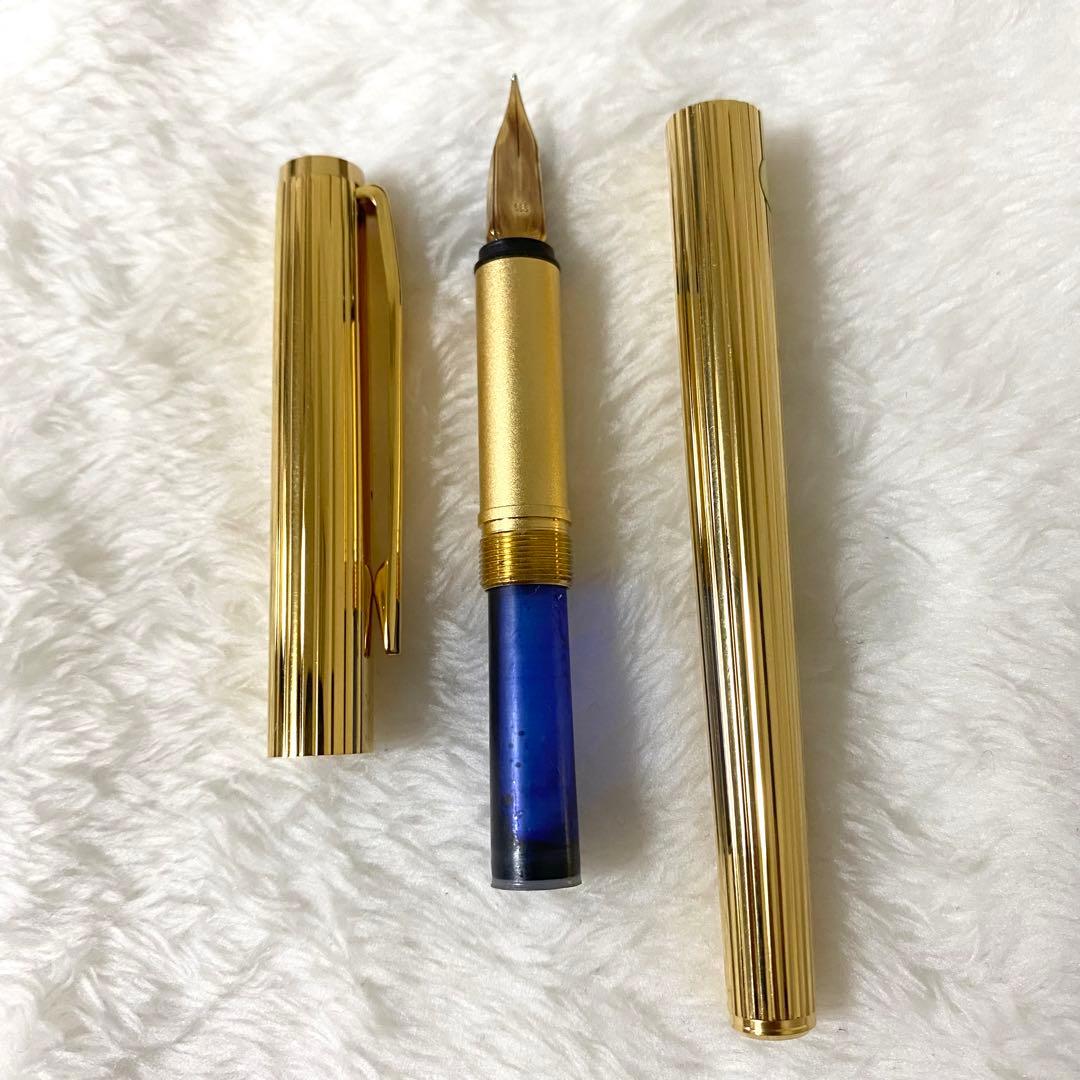 極美品　モンブランMONTBLANC ノブレス　ゴールド　万年筆　585 F