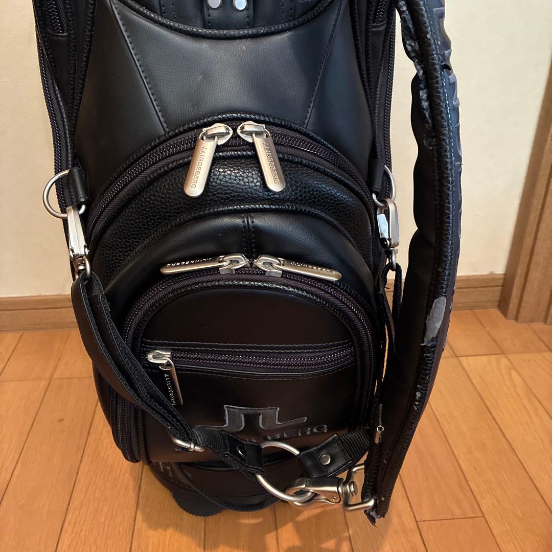 bay　J.LINDEBERG ブラックキャディバッグ