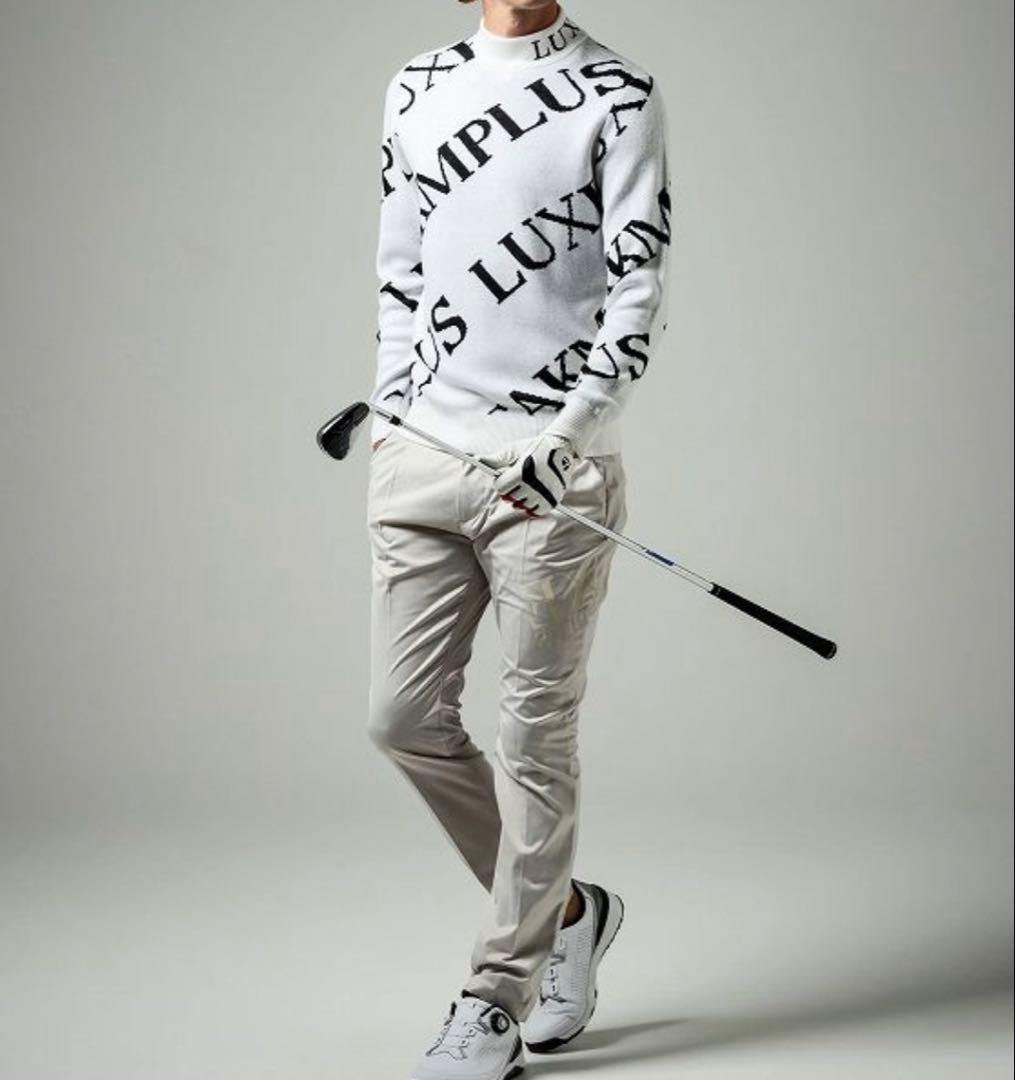 【新品】LUXEAKMPLUS AKM／ニット セーター ゴルフウェア XL