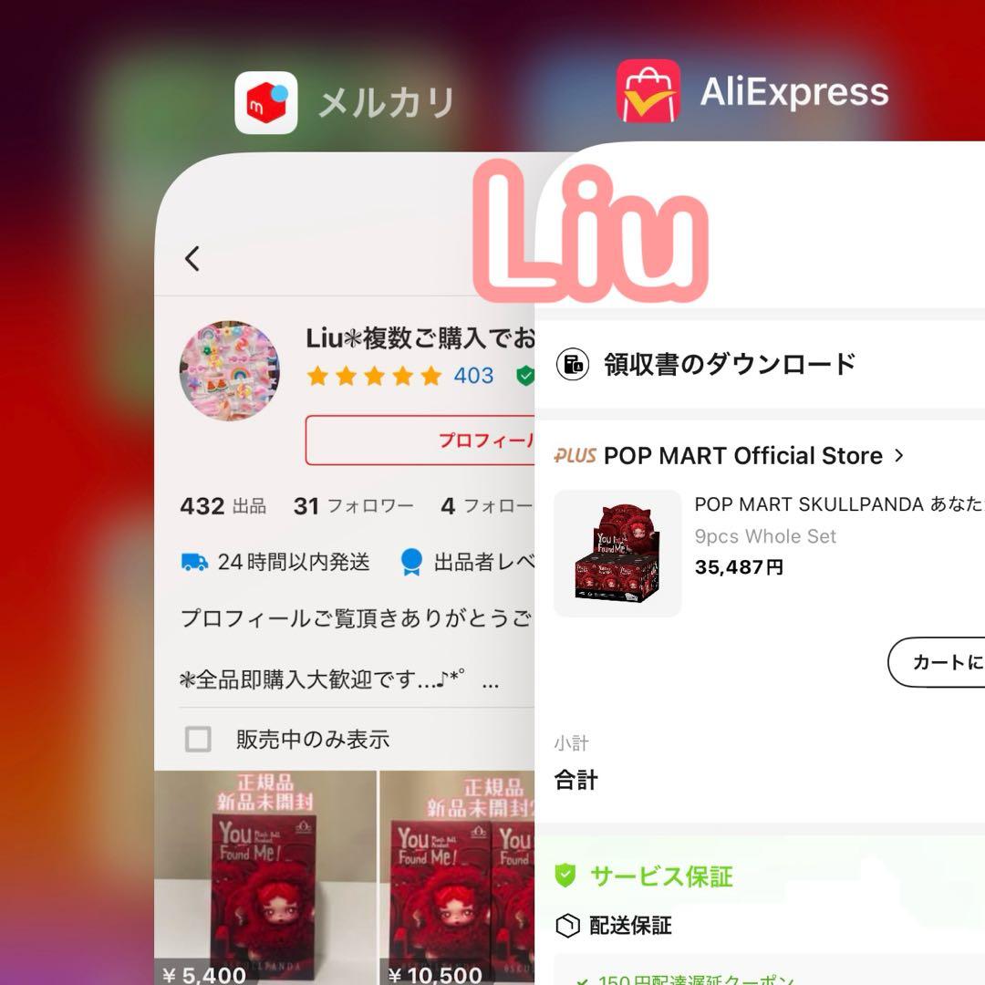 SKULLPANDA You Found Me!シリーズ ぬいぐるみペンダント