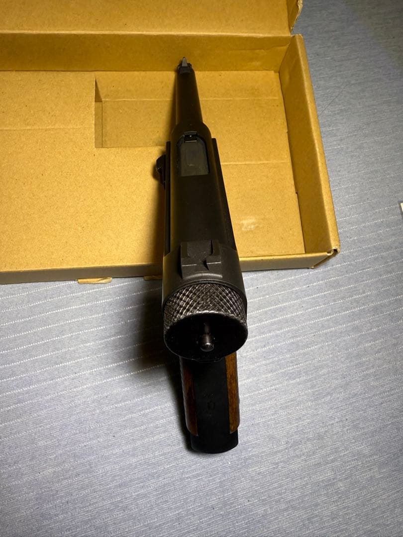 マルシン 南部14年式後期モデルHW 動作確認済美品 木製グリップ装着18禁