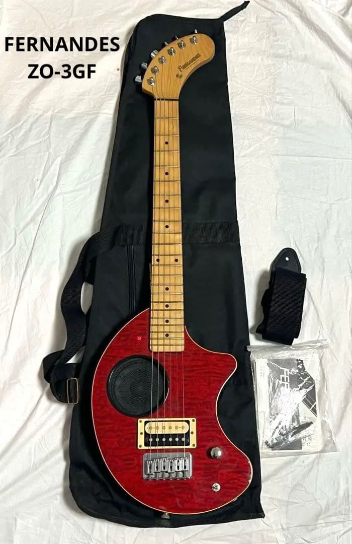 FERNANDES ZO-3 GF フェルナンデス アンプ内蔵ギター 赤レッド