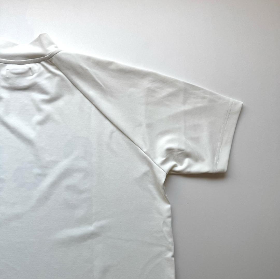 サイズXL　［ 8G SHOOT ］モックネック半袖 ホワイト