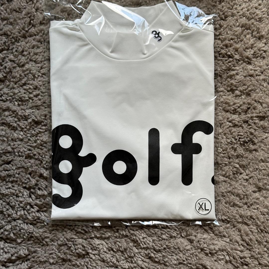 サイズXL　［ 8G SHOOT ］モックネック半袖 ホワイト