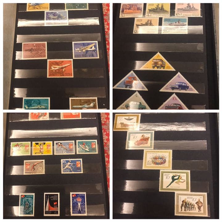 1960-70年代　旧ソ連　ヴィンテージ　切手　全135枚