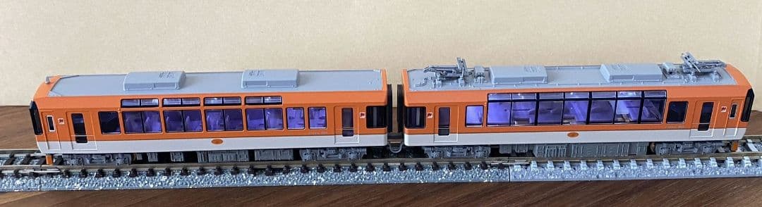 カトー 10-412 叡山電鉄900系「きらら」メープルオレンジ ※室内灯付