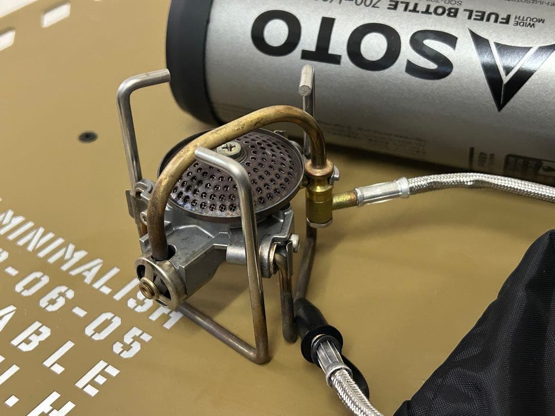 SOTO 371シングルバーナーコンロ 燃料ボンベ付き