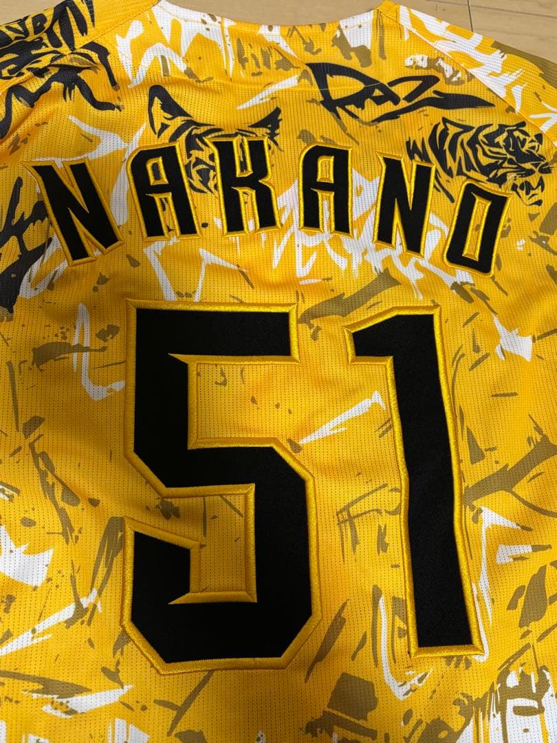 阪神タイガース 中野拓夢 ユニフォーム ウル虎の夏 o xl