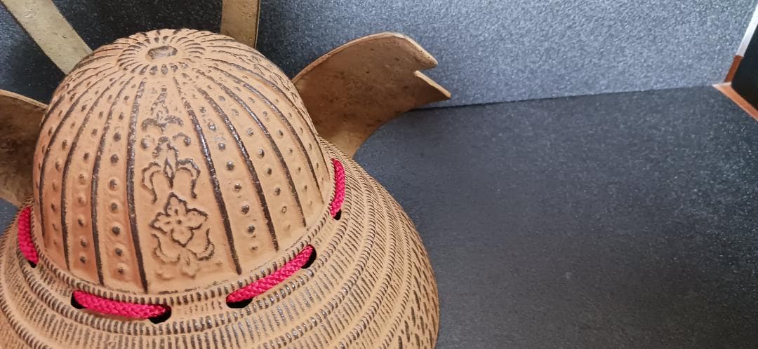 【希少品】　高岡　金次銅器製　出世兜　兜　金属工芸 鉄製 鋳物　端午の節句　置物