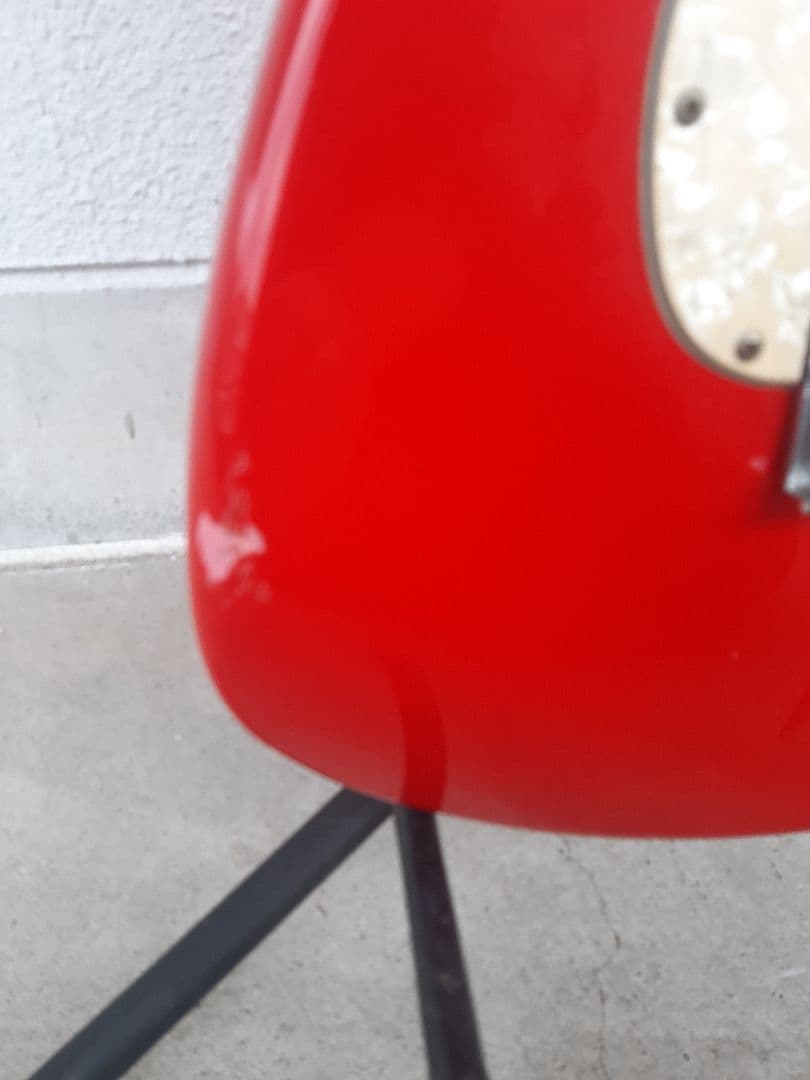 最終値下げ世界に1本ＡＩＹストラトタイプギターSSS赤完全調整済ノイズレス