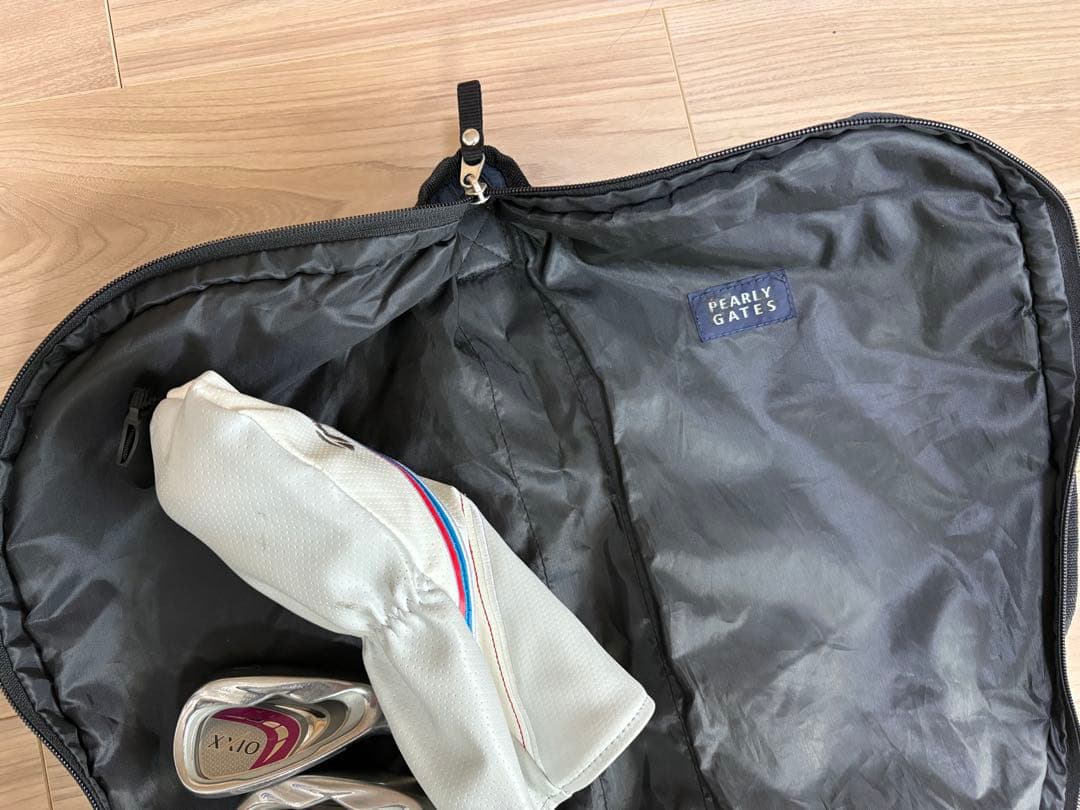 【PEARLY GATES ゴルフ クラブケース】ほぼ未使用 ネイビー