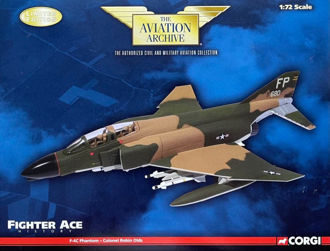 絶版新品希少　Corgi/コーギー1/72 F-4C ファントム　US33219