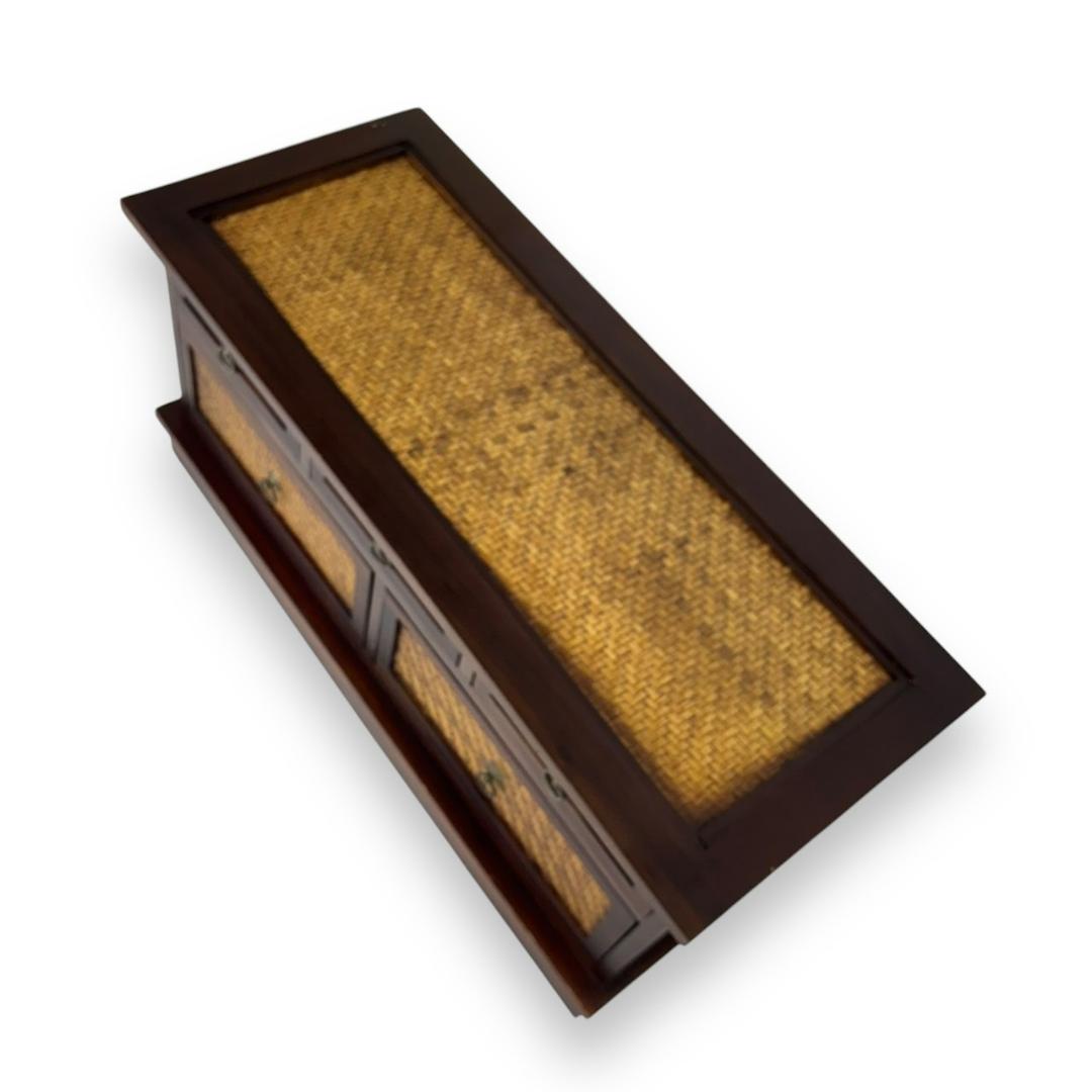 アジアン家具　チェスト　ラタン　ヴィンテージ　アンティーク