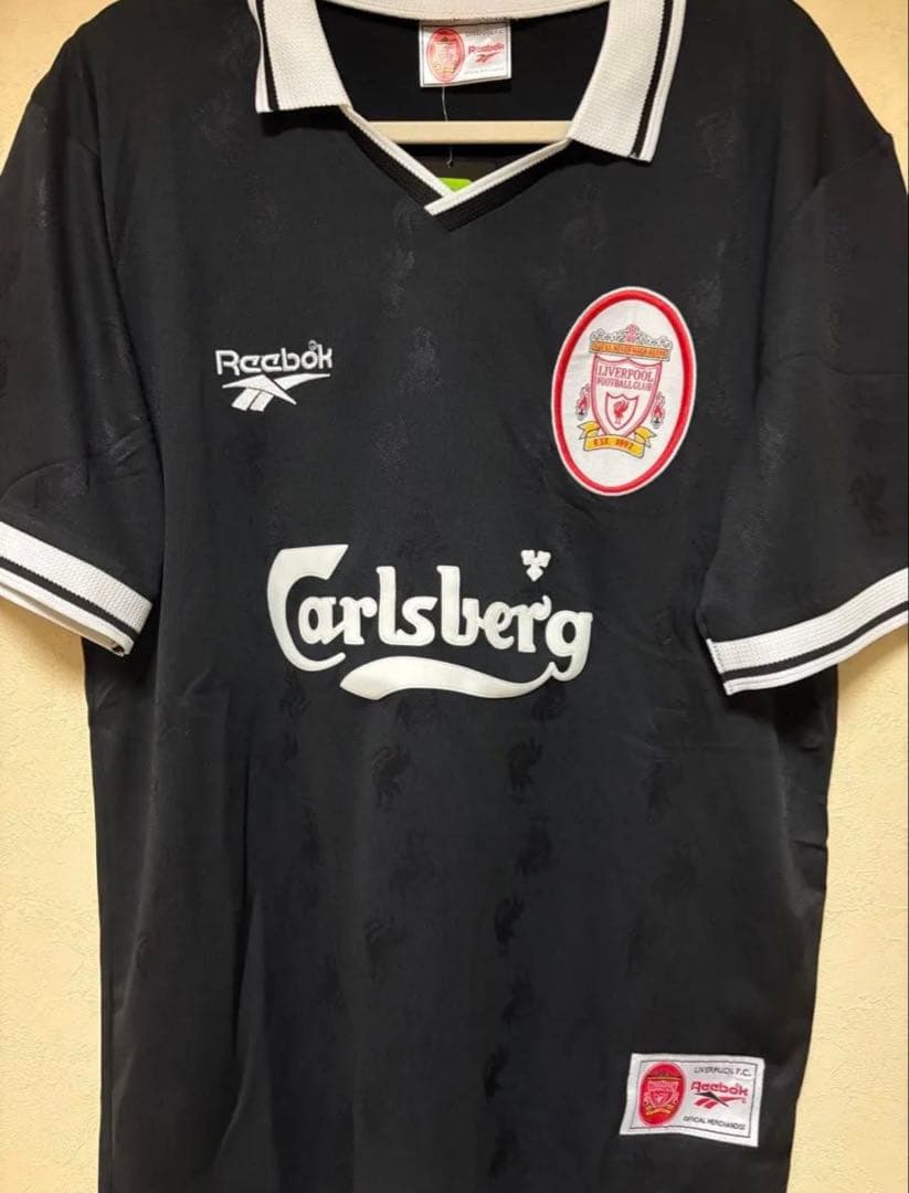 リバプール 黒 ジャージ Reebok 96/97