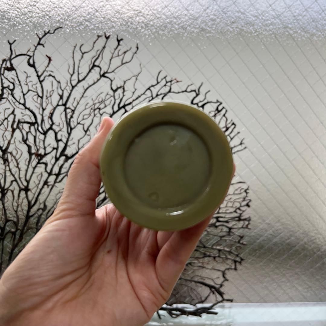 骨董　時代ガラス　超希少　高麗神社　将軍標　練りガラス　エナメル彩色　御神酒入れ