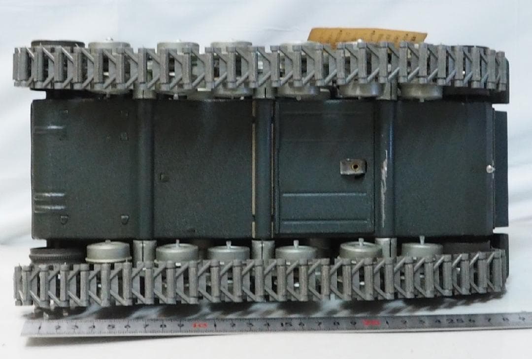 米澤【 シャーマン タンク 対空戦車 動作不調】当時物ブリキ自動車TIN 箱付