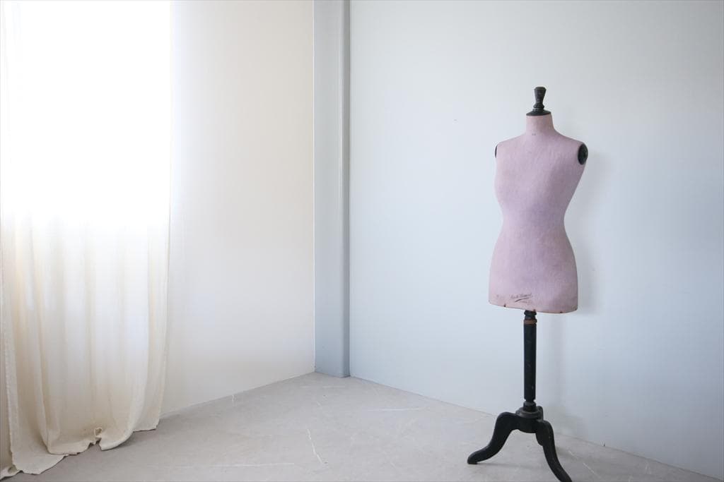 フランスアンティーク木製レディーストルソー/女性ボディ/マネキン90-228-2