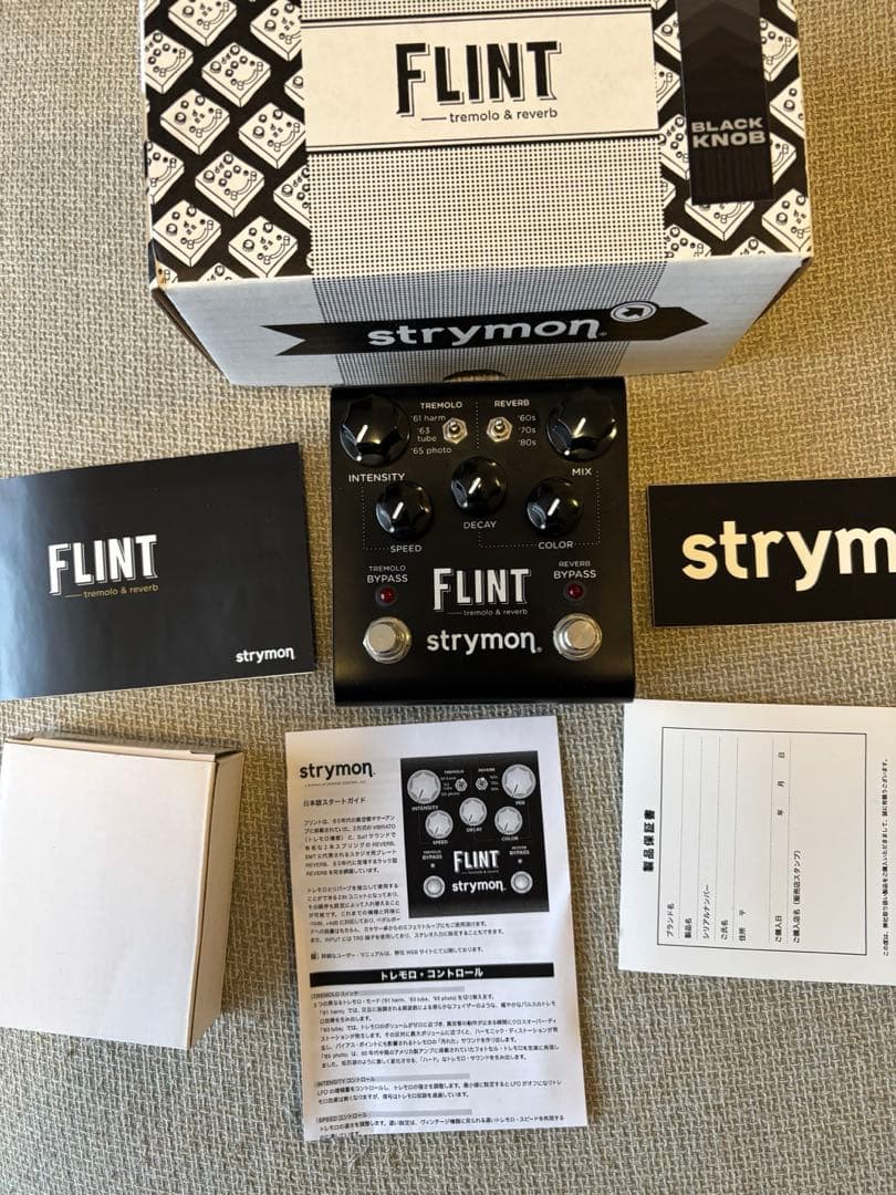 Strymon Flint V1 限定版 black knob Edition