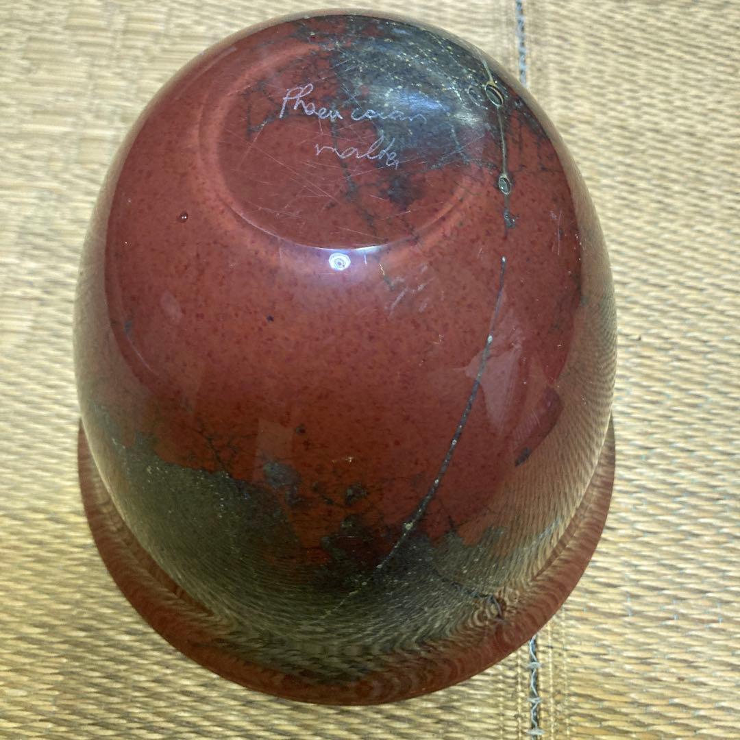 マルタ島　レッドタートル　陶器　置物