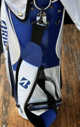 送料無料/美品BRIDGESTONE GOLF -ブリヂストンゴルフWHITE