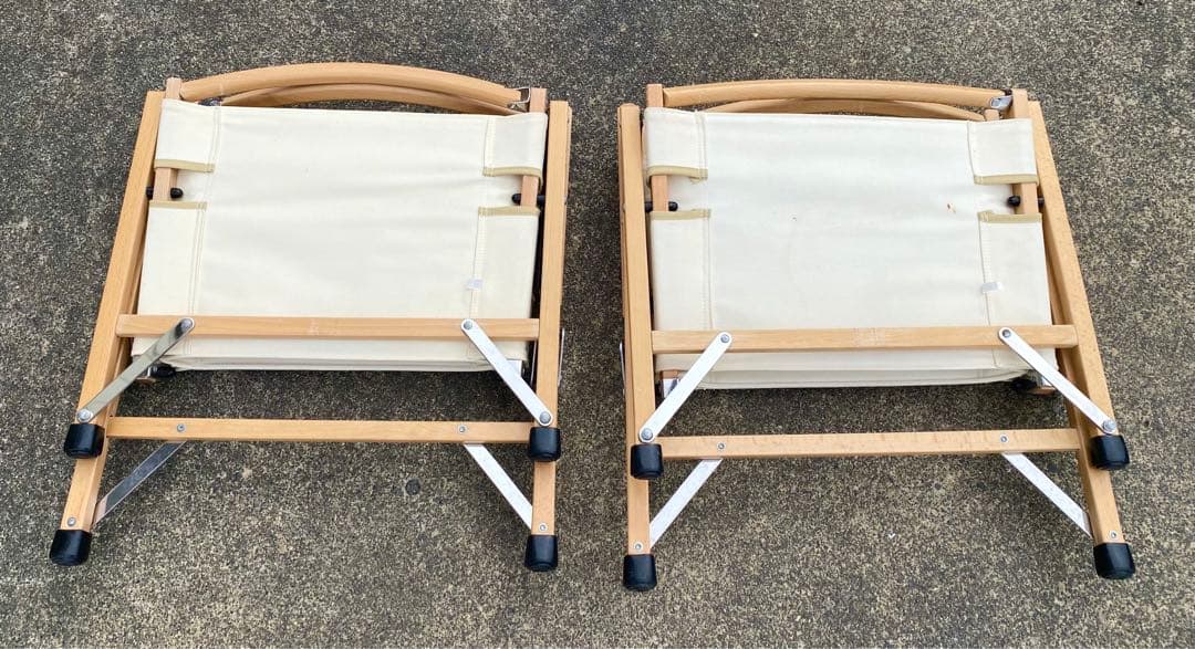 廃盤品　ハイランダー　Hilander アイボリー　二脚セット　チェア