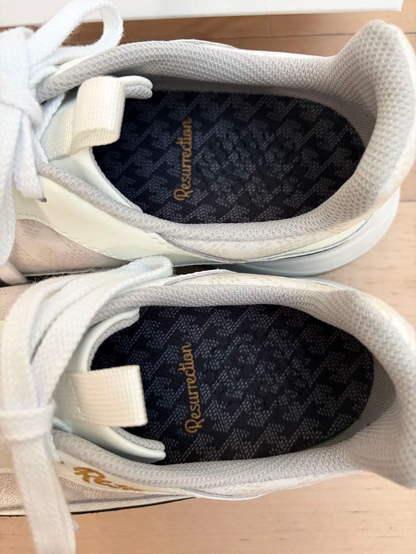 レザレクション シューズ スラッシュ モノホワイト 新作 26cm