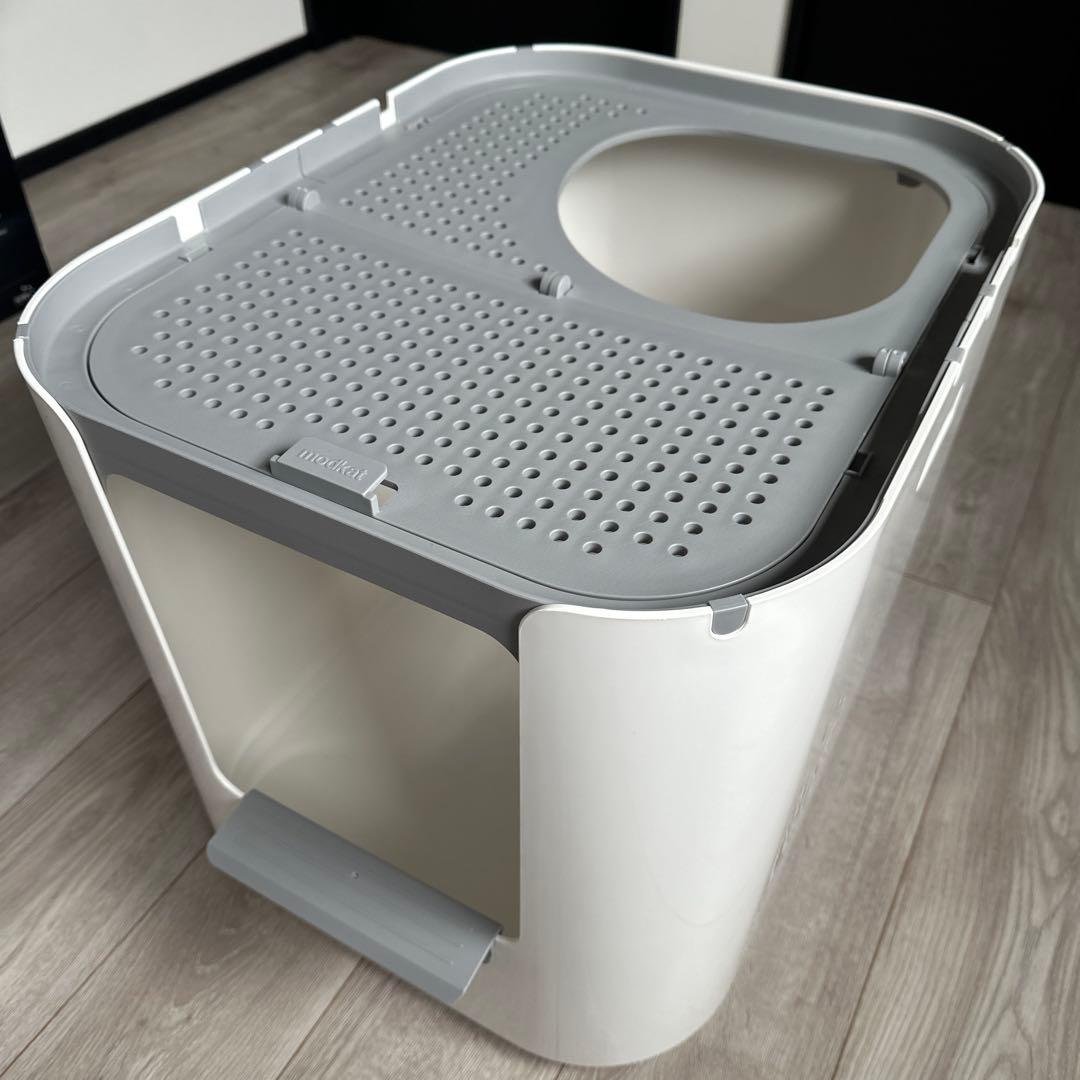 chiemiQ　モデコ(modko) 猫トイレ リターボックス ホワイト